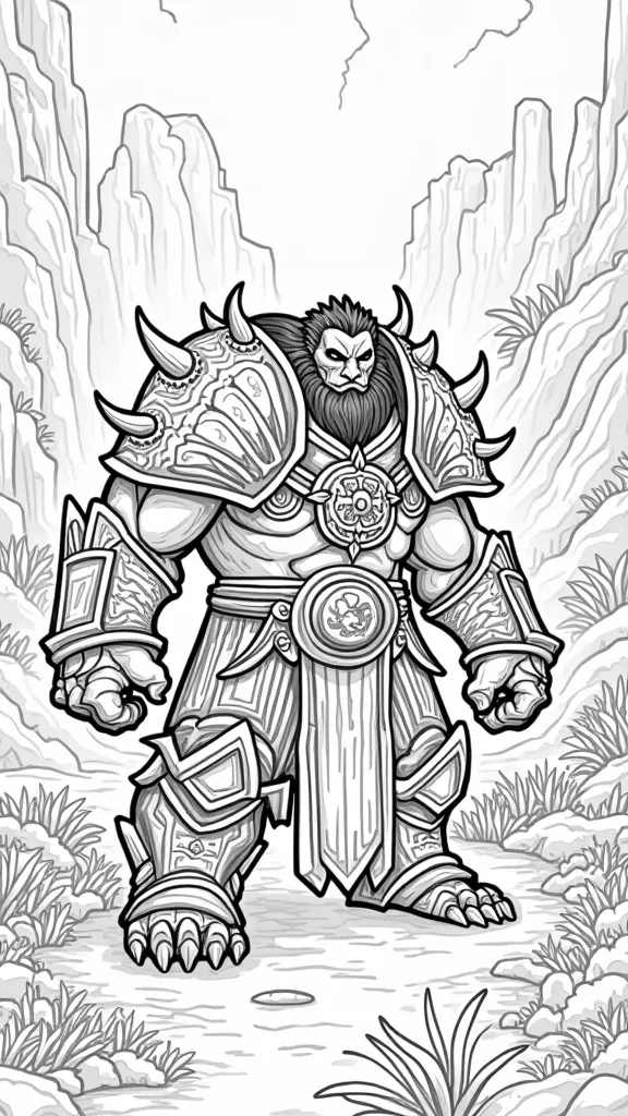 world of warcraft coloring pages